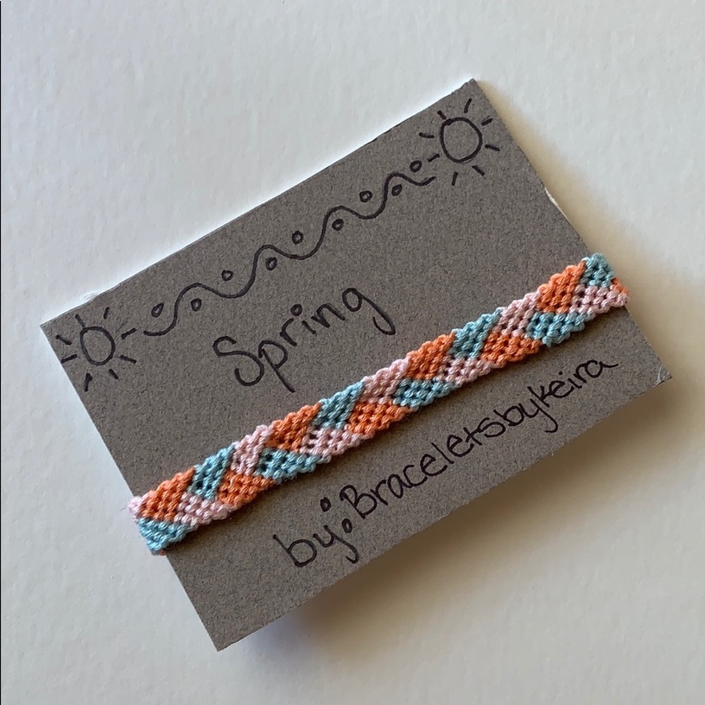 handwoven braided friendship bracelet !
